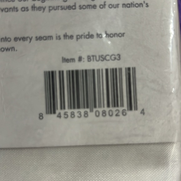 “U. S. Coast Guard Semper Paratus 1970” Nylon flag brand new in package USA made - Picture 5 of 5